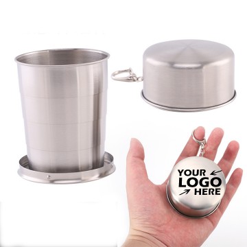 8 oz Collapsible Metal Shot Glass 